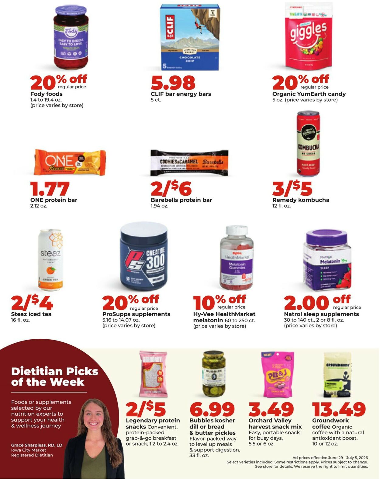 Catalogue HyVee from 06/29/2026