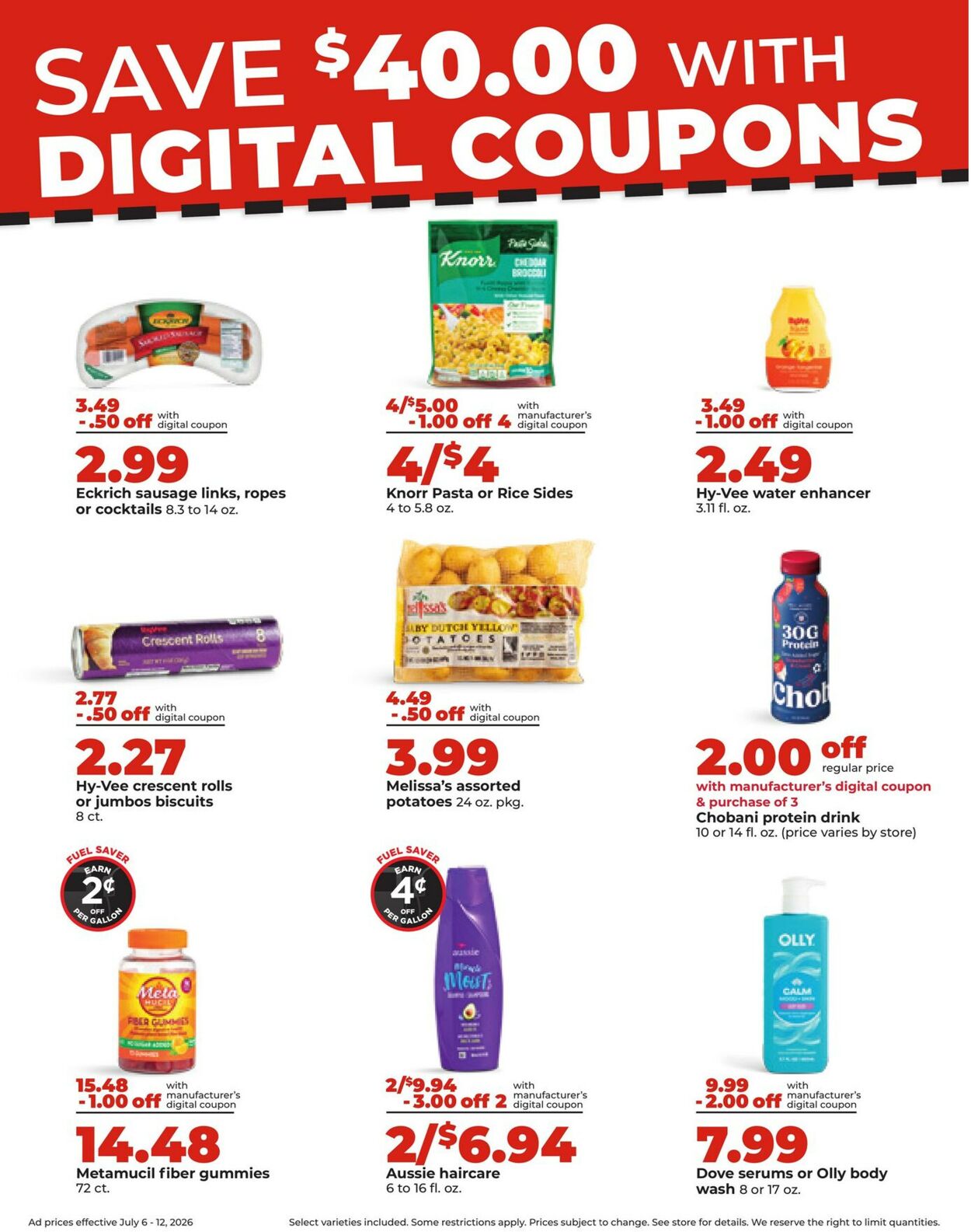 Catalogue HyVee from 07/06/2026