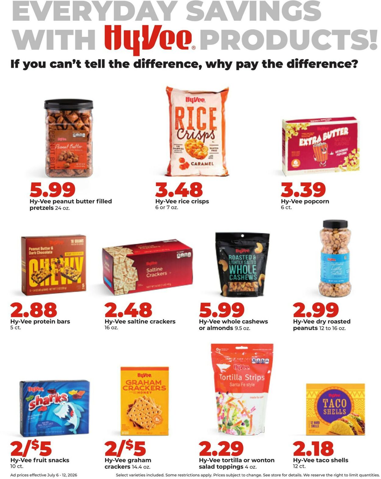 Catalogue HyVee from 07/06/2026