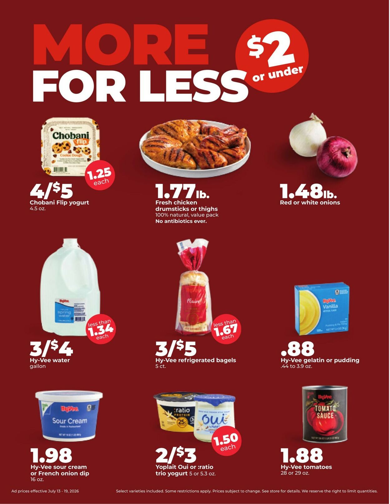 Catalogue HyVee from 07/13/2026