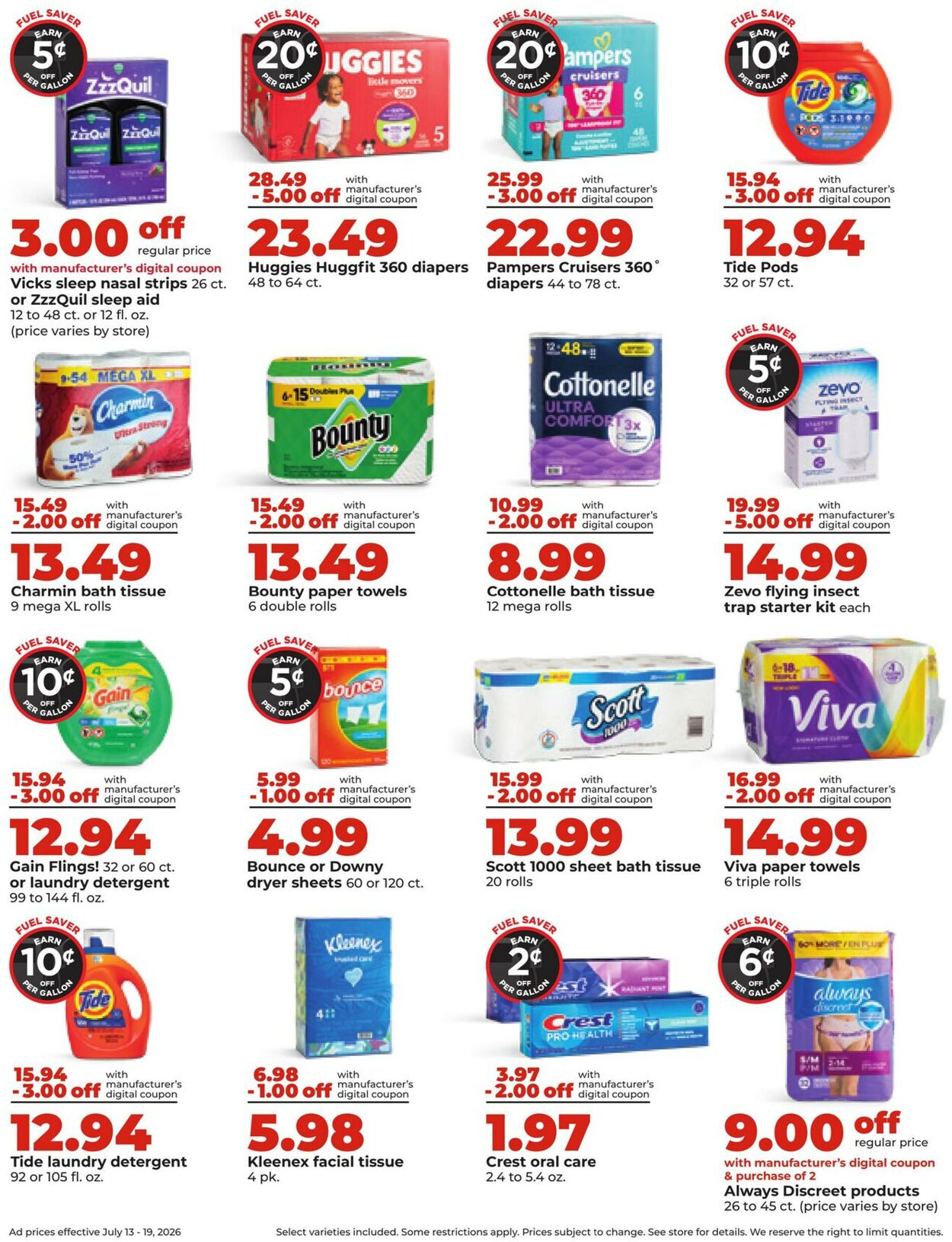 Catalogue HyVee from 07/13/2026