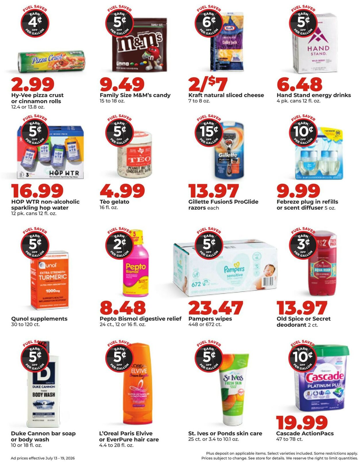 Catalogue HyVee from 07/13/2026