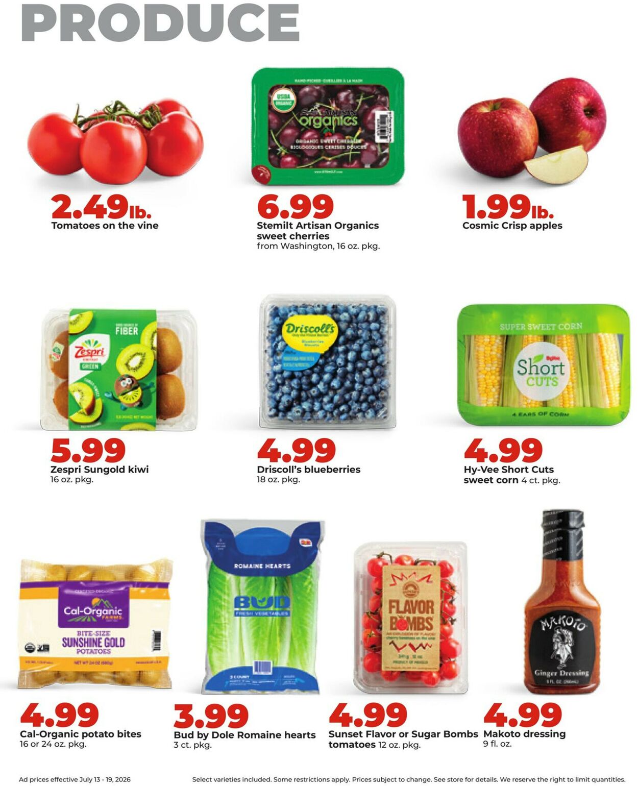 Catalogue HyVee from 07/13/2026