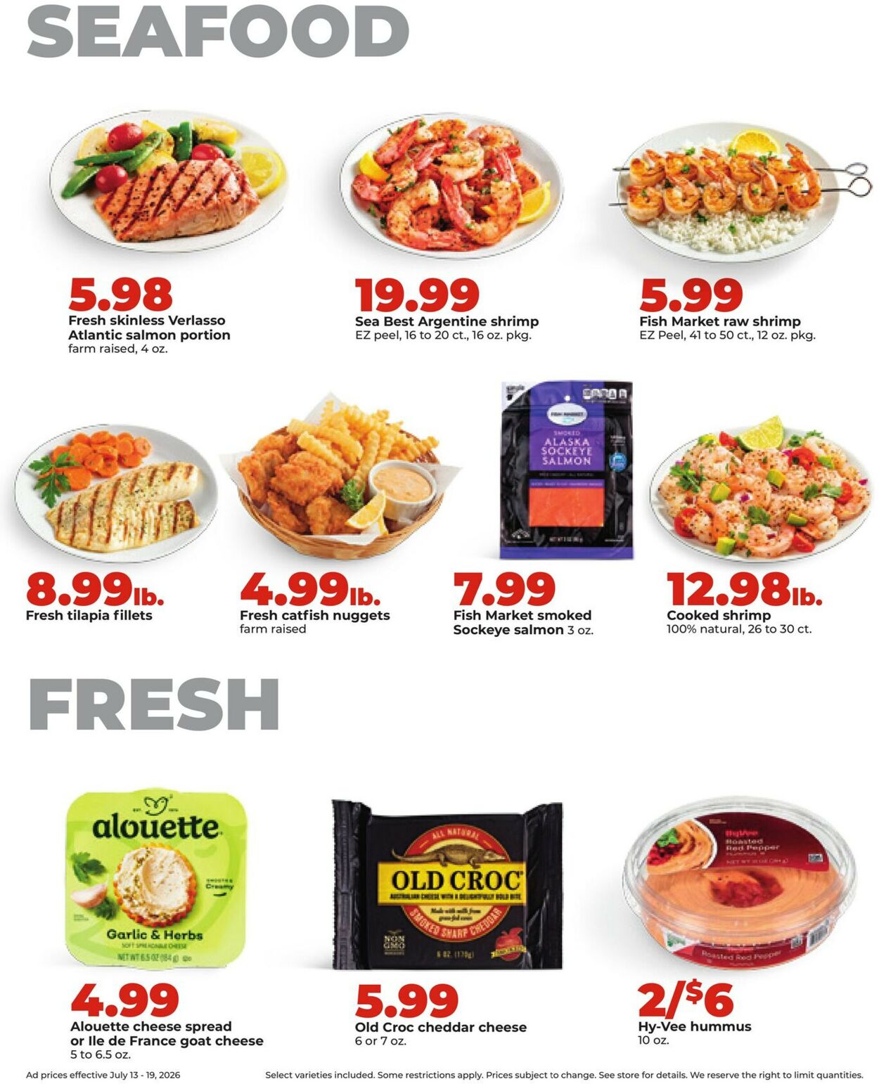 Catalogue HyVee from 07/13/2026