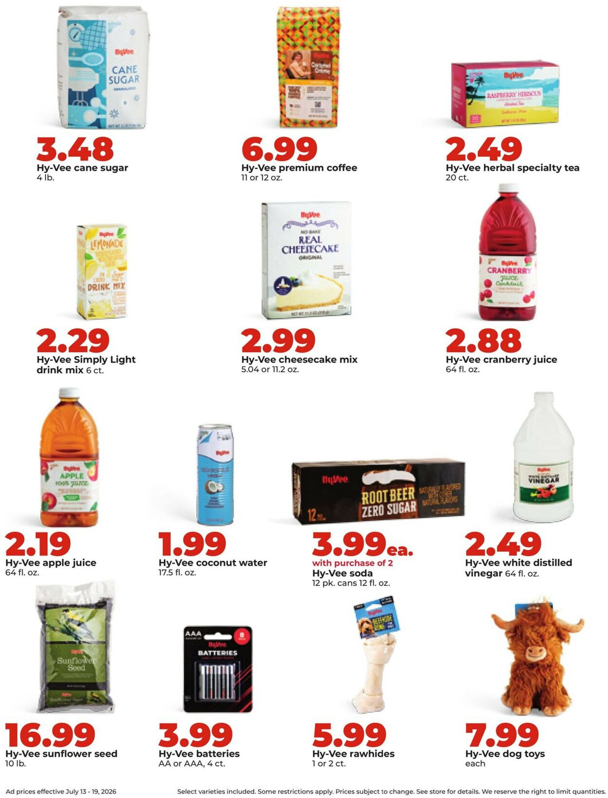 Catalogue HyVee from 07/13/2026