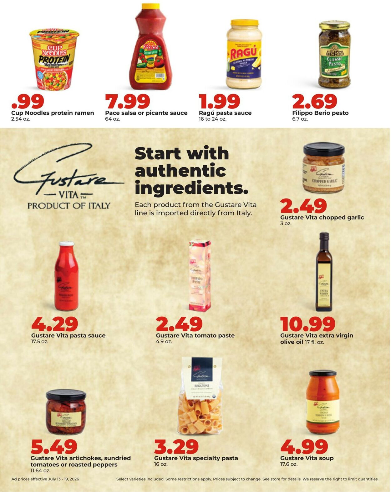 Catalogue HyVee from 07/13/2026