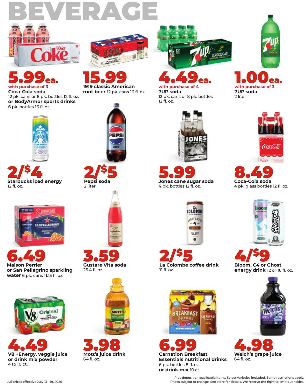 Catalogue HyVee from 07/13/2026