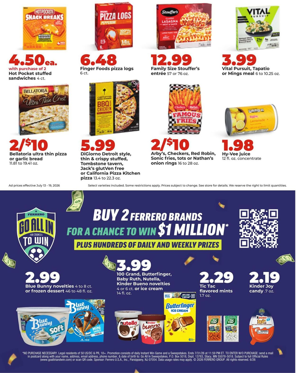 Catalogue HyVee from 07/13/2026