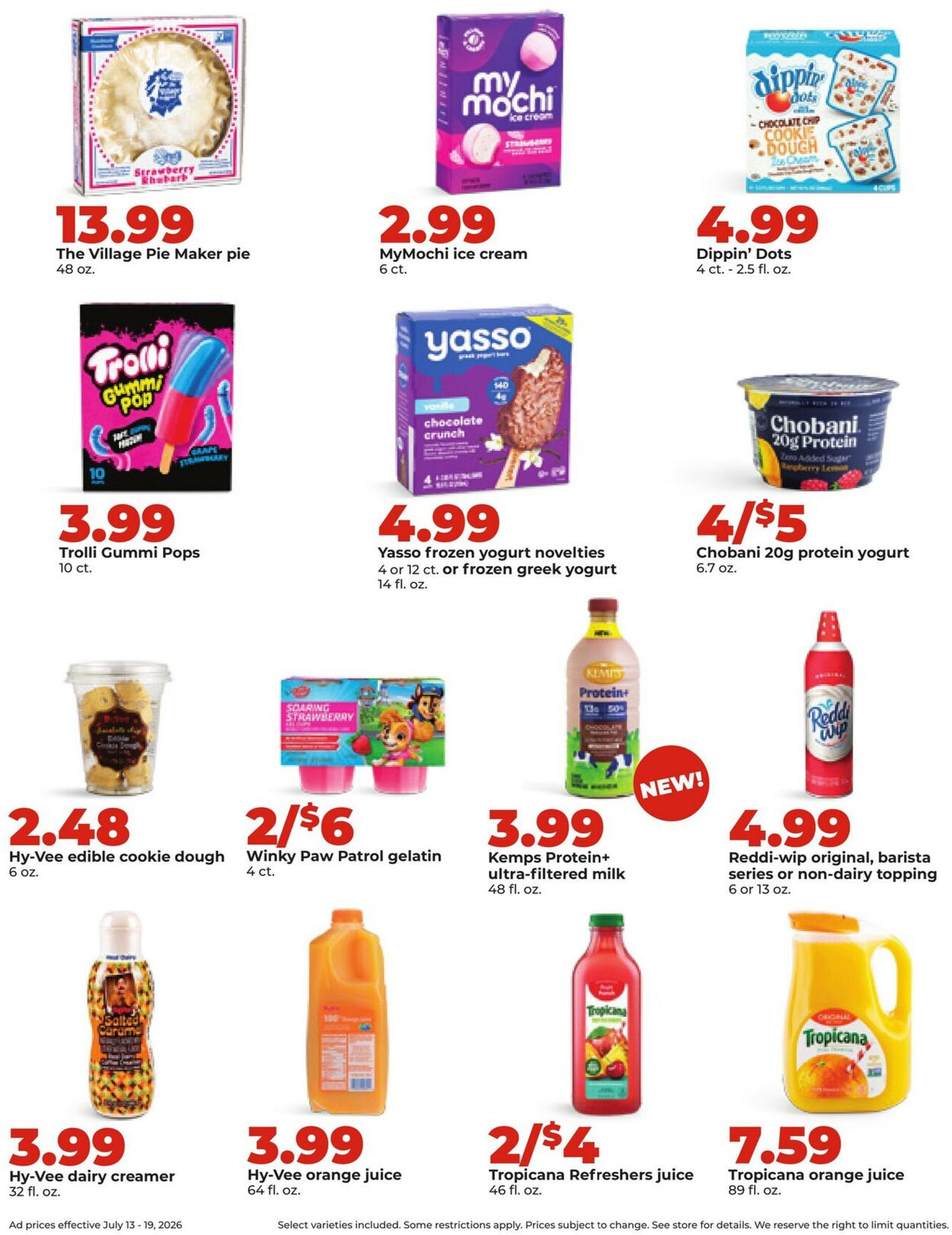Catalogue HyVee from 07/13/2026