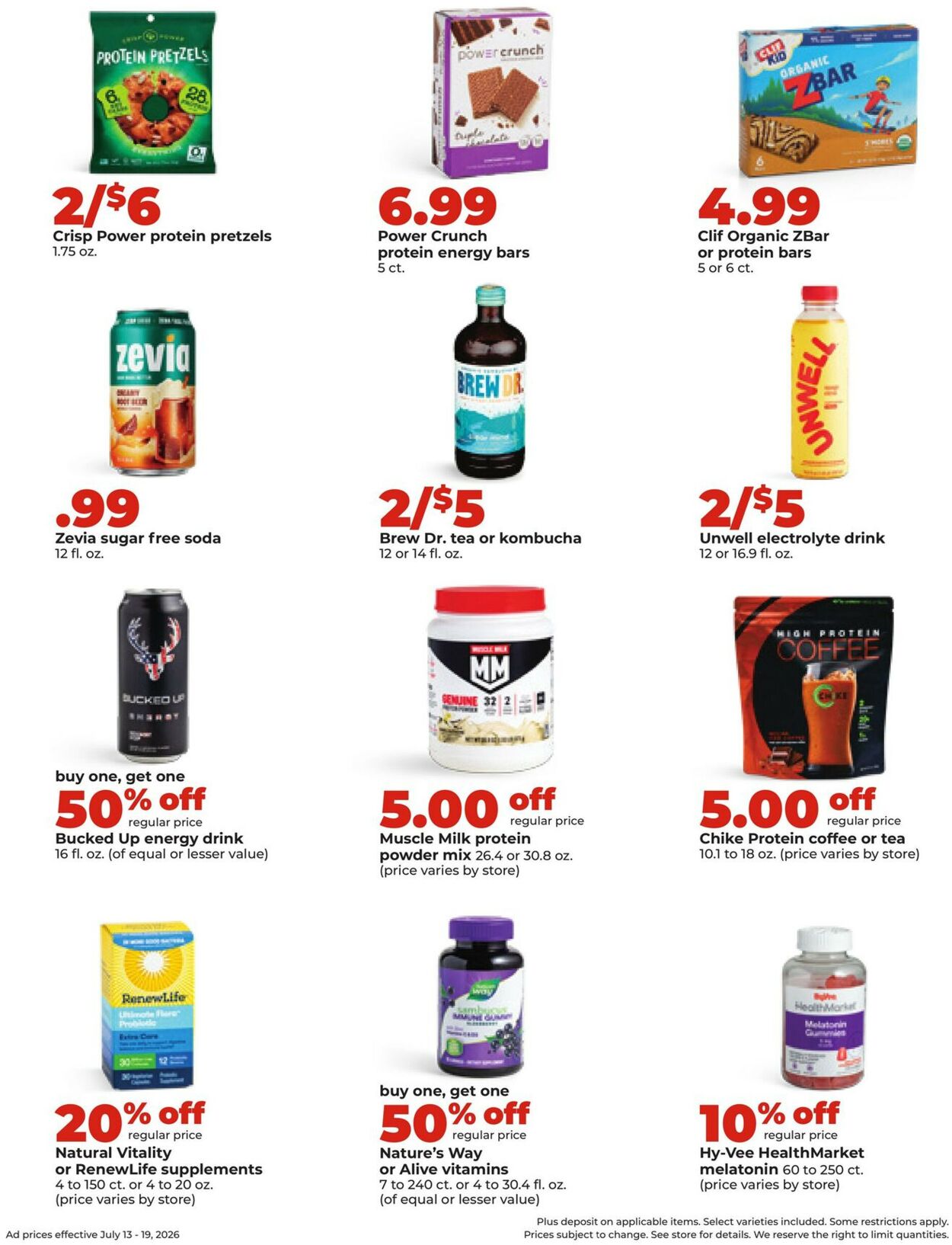 Catalogue HyVee from 07/13/2026