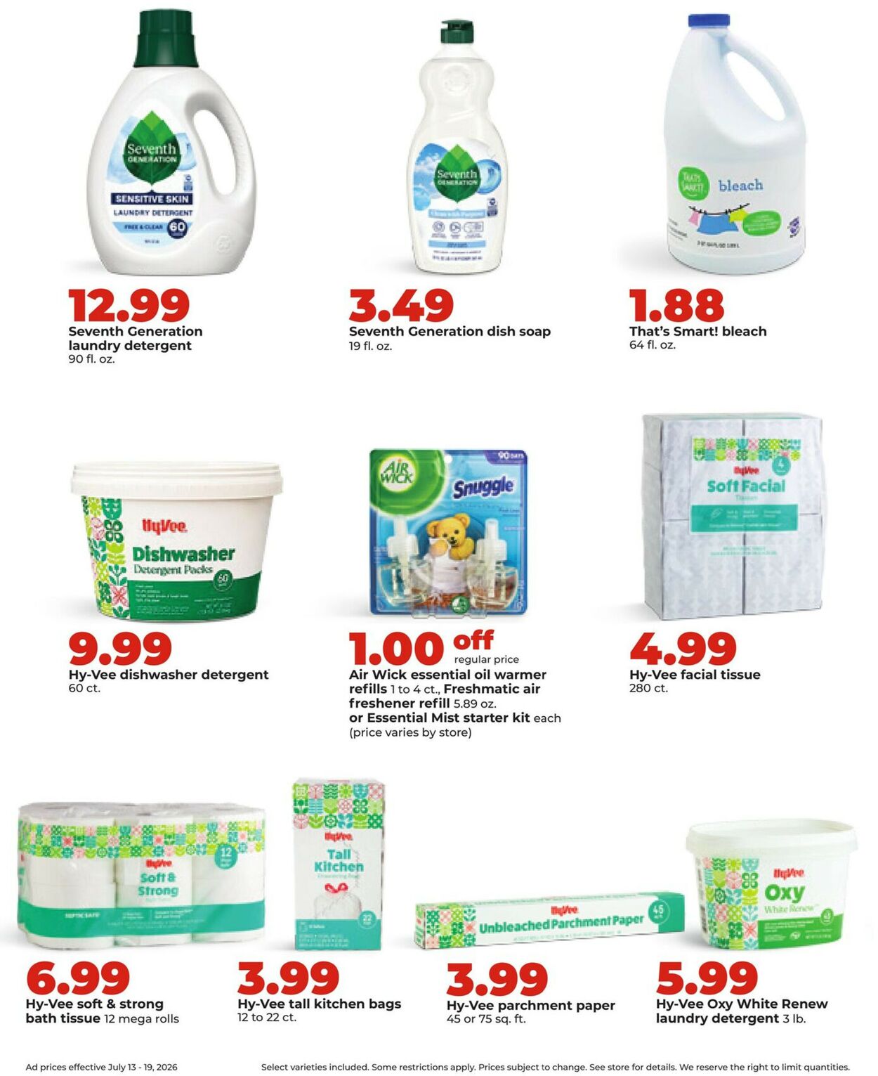 Catalogue HyVee from 07/13/2026