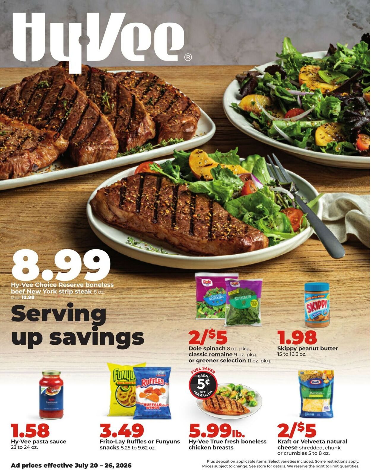Catalogue HyVee from 07/20/2026