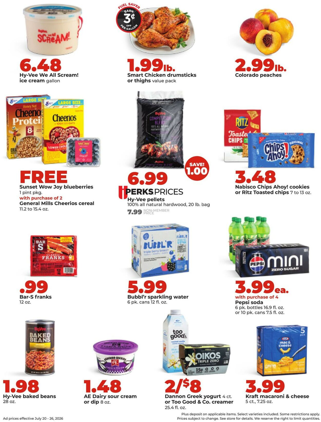 Catalogue HyVee from 07/20/2026