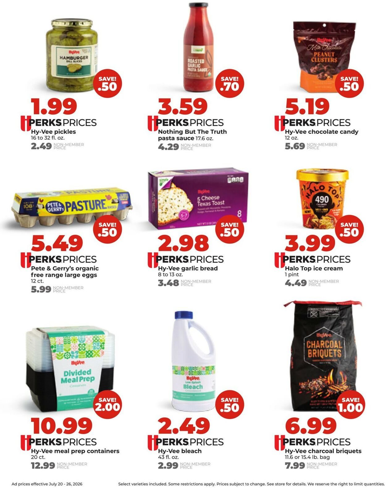 Catalogue HyVee from 07/20/2026