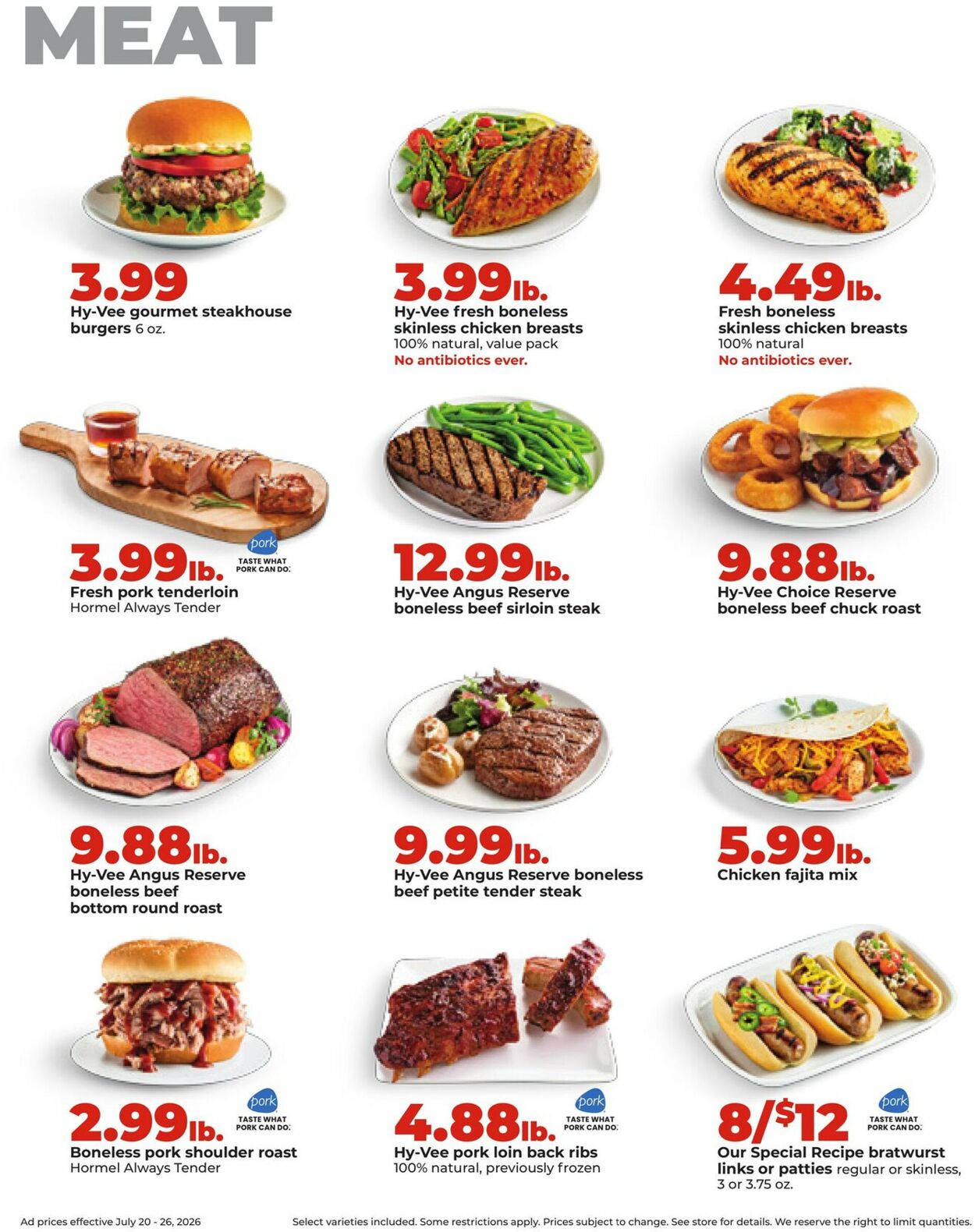 Catalogue HyVee from 07/20/2026