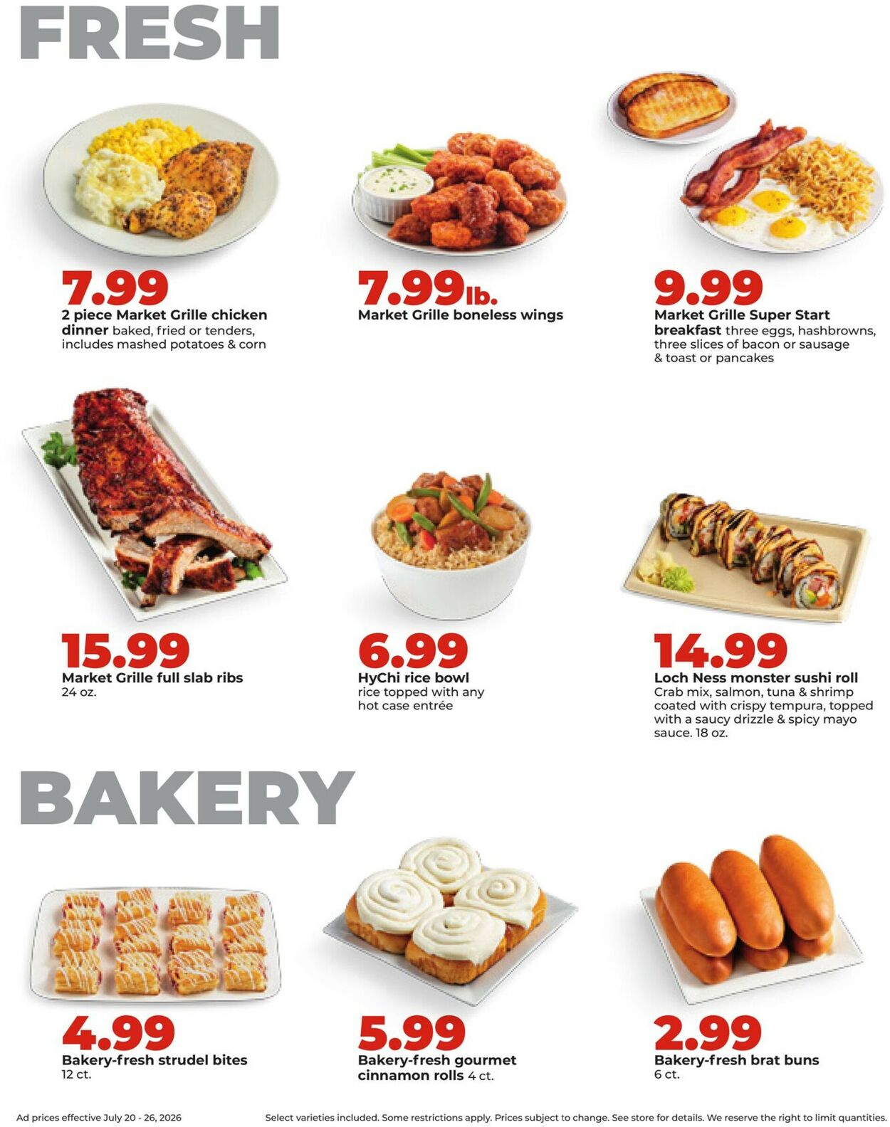Catalogue HyVee from 07/20/2026