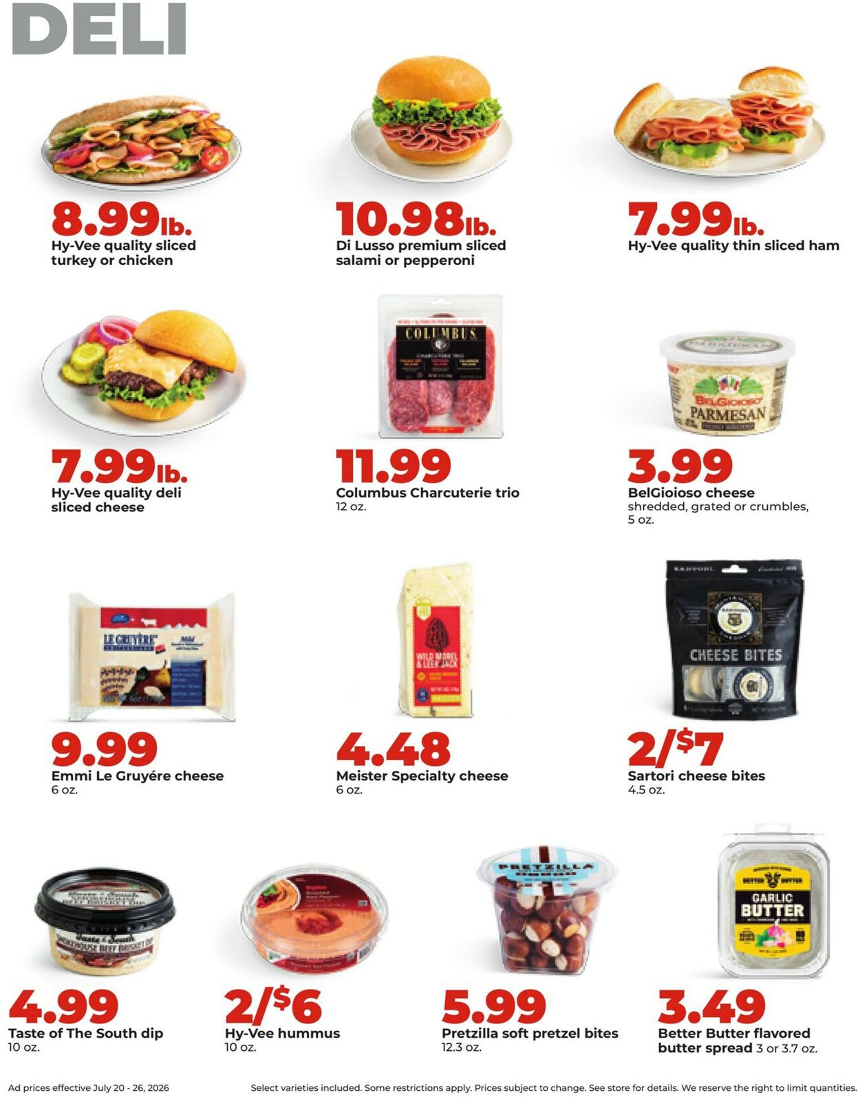Catalogue HyVee from 07/20/2026