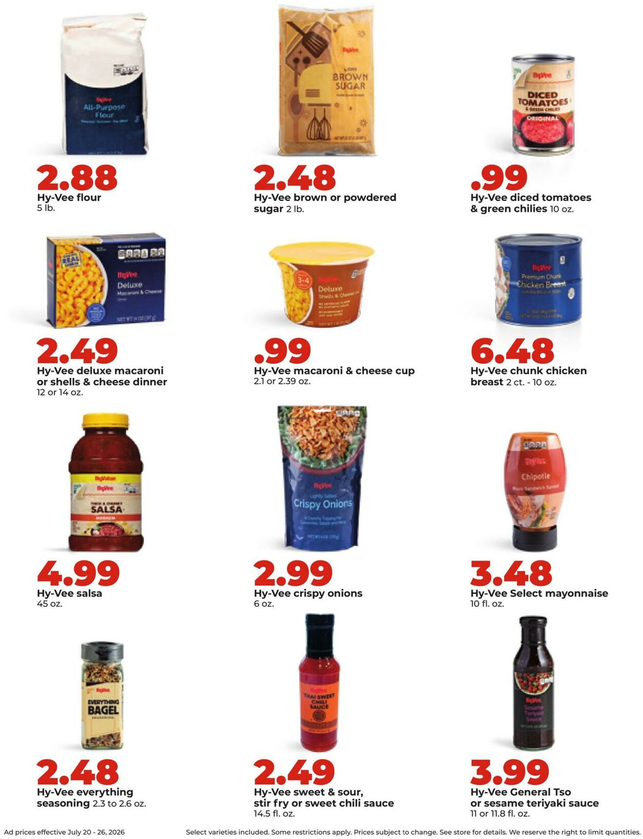 Catalogue HyVee from 07/20/2026