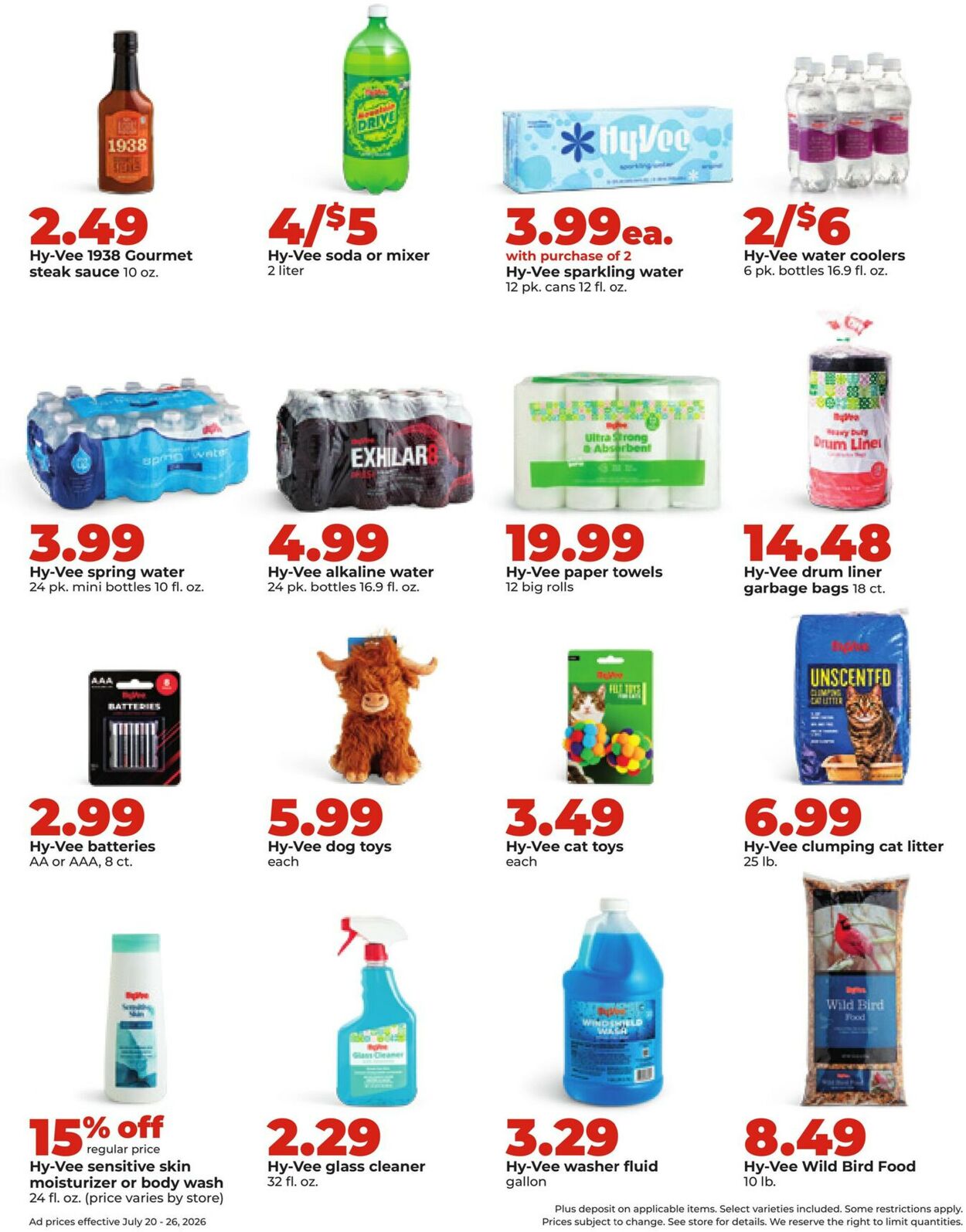 Catalogue HyVee from 07/20/2026