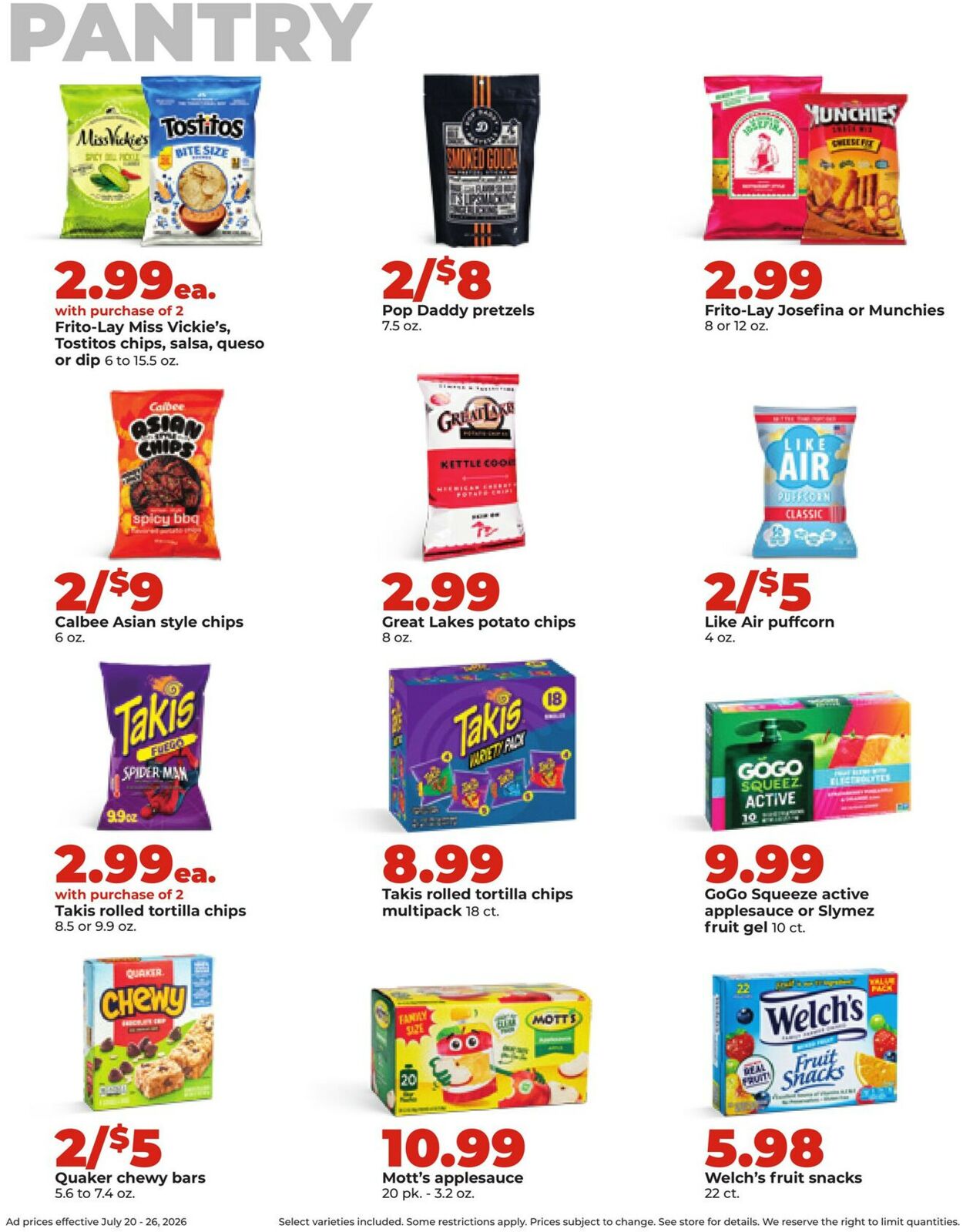 Catalogue HyVee from 07/20/2026
