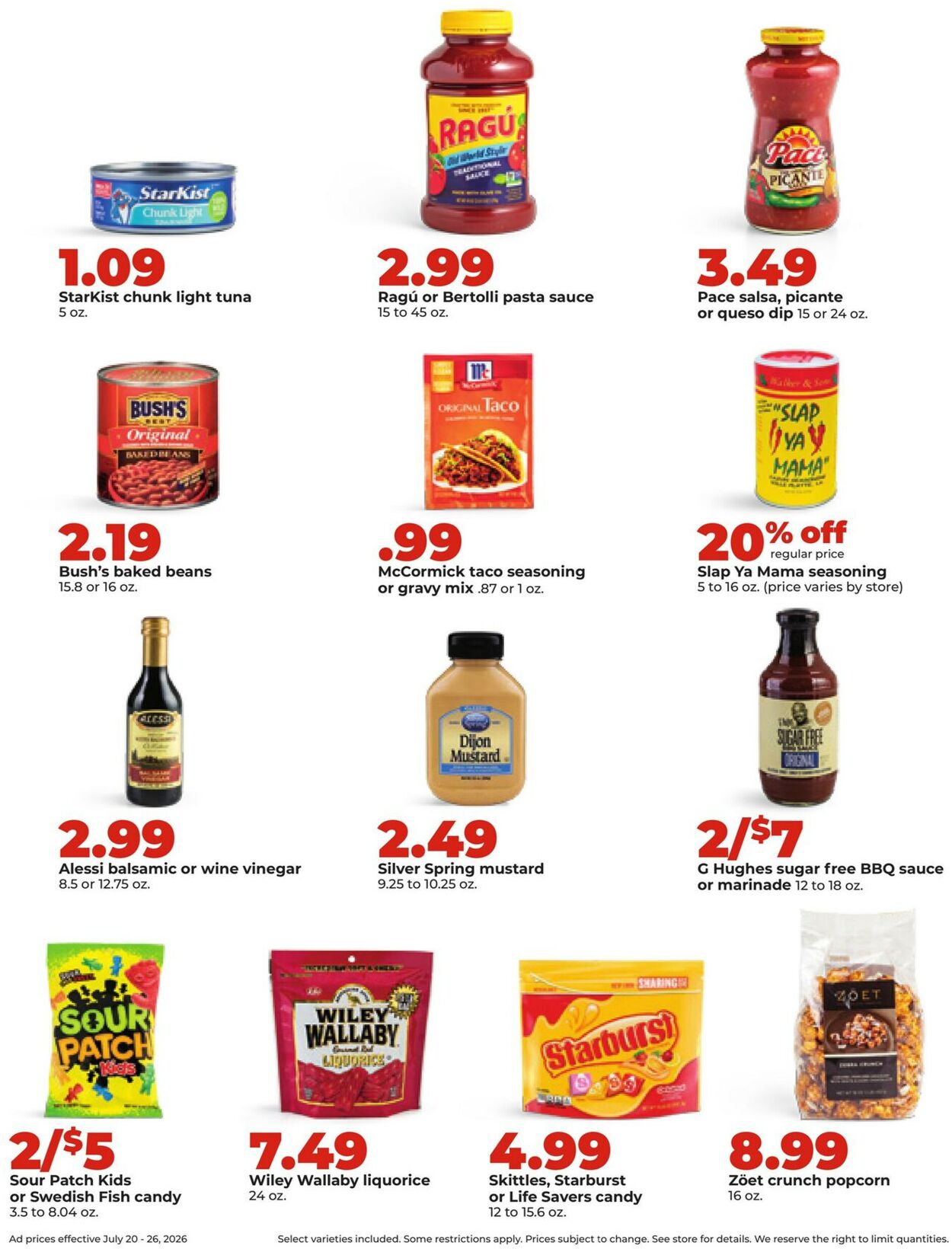 Catalogue HyVee from 07/20/2026