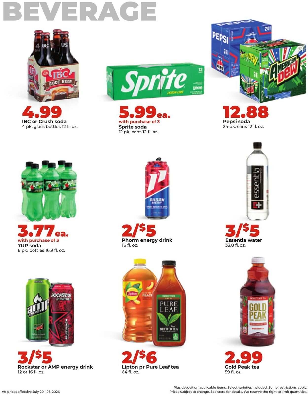Catalogue HyVee from 07/20/2026