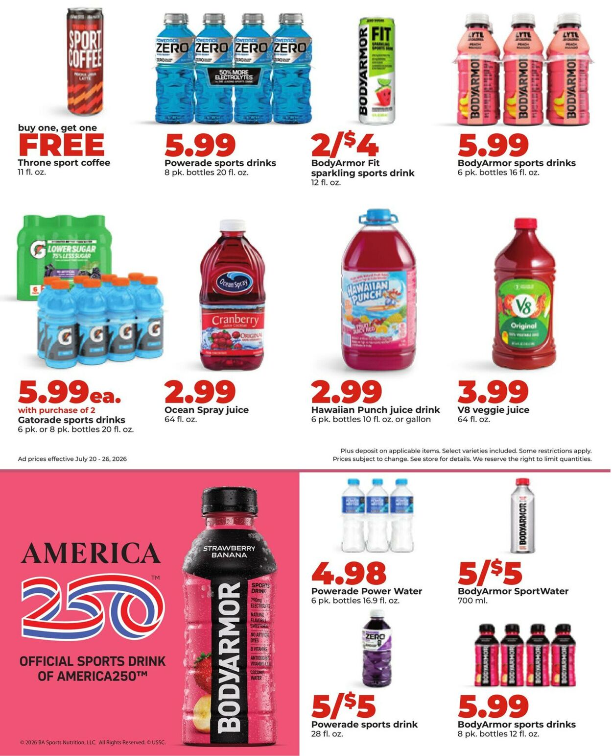 Catalogue HyVee from 07/20/2026