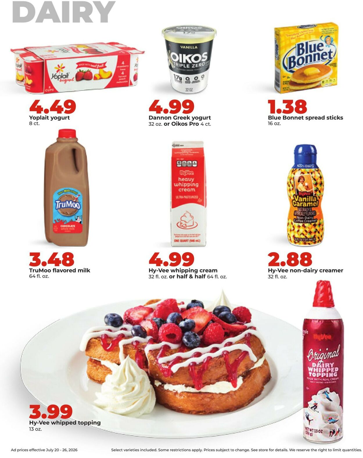 Catalogue HyVee from 07/20/2026