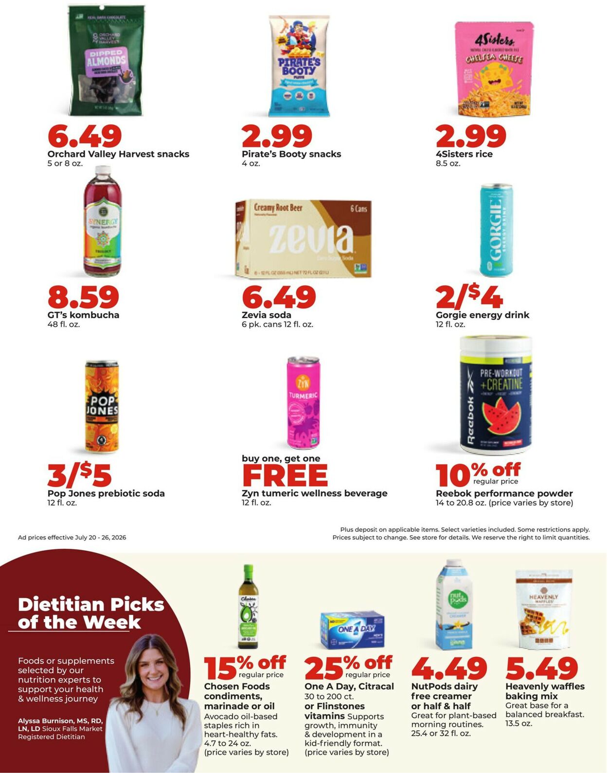 Catalogue HyVee from 07/20/2026