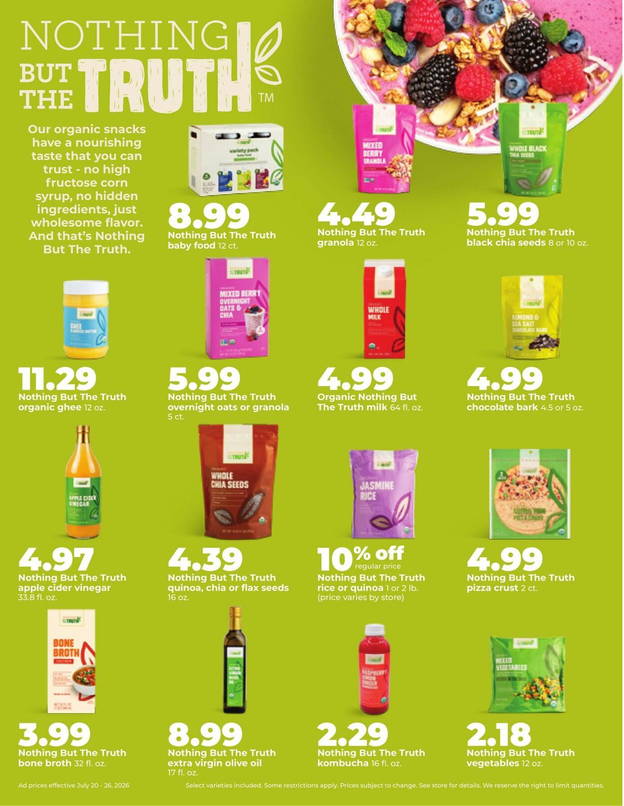 Catalogue HyVee from 07/20/2026