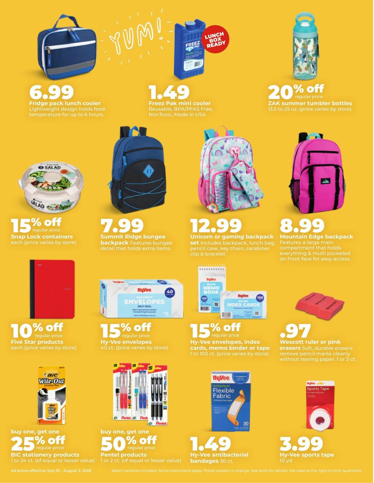 Catalogue HyVee from 07/20/2026