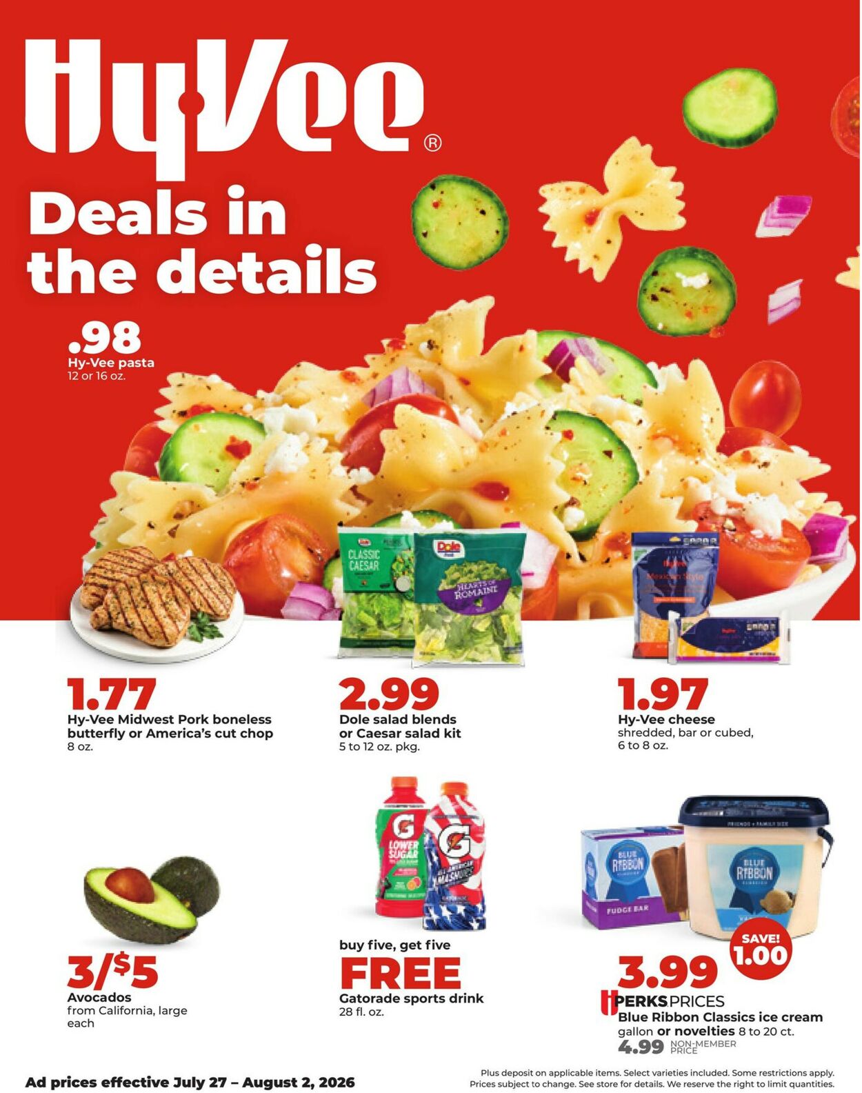Catalogue HyVee from 07/27/2026