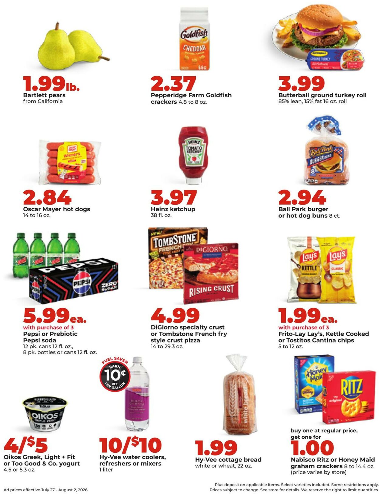 Catalogue HyVee from 07/27/2026