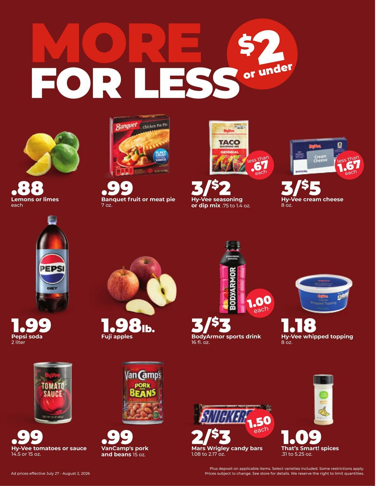 Catalogue HyVee from 07/27/2026
