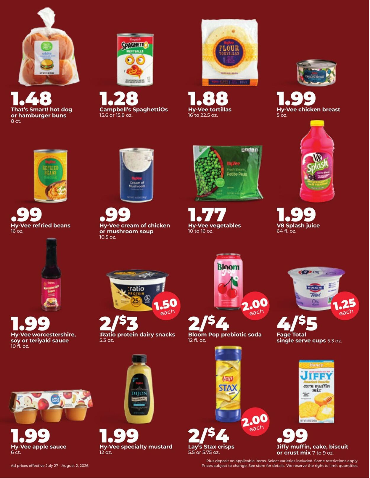 Catalogue HyVee from 07/27/2026