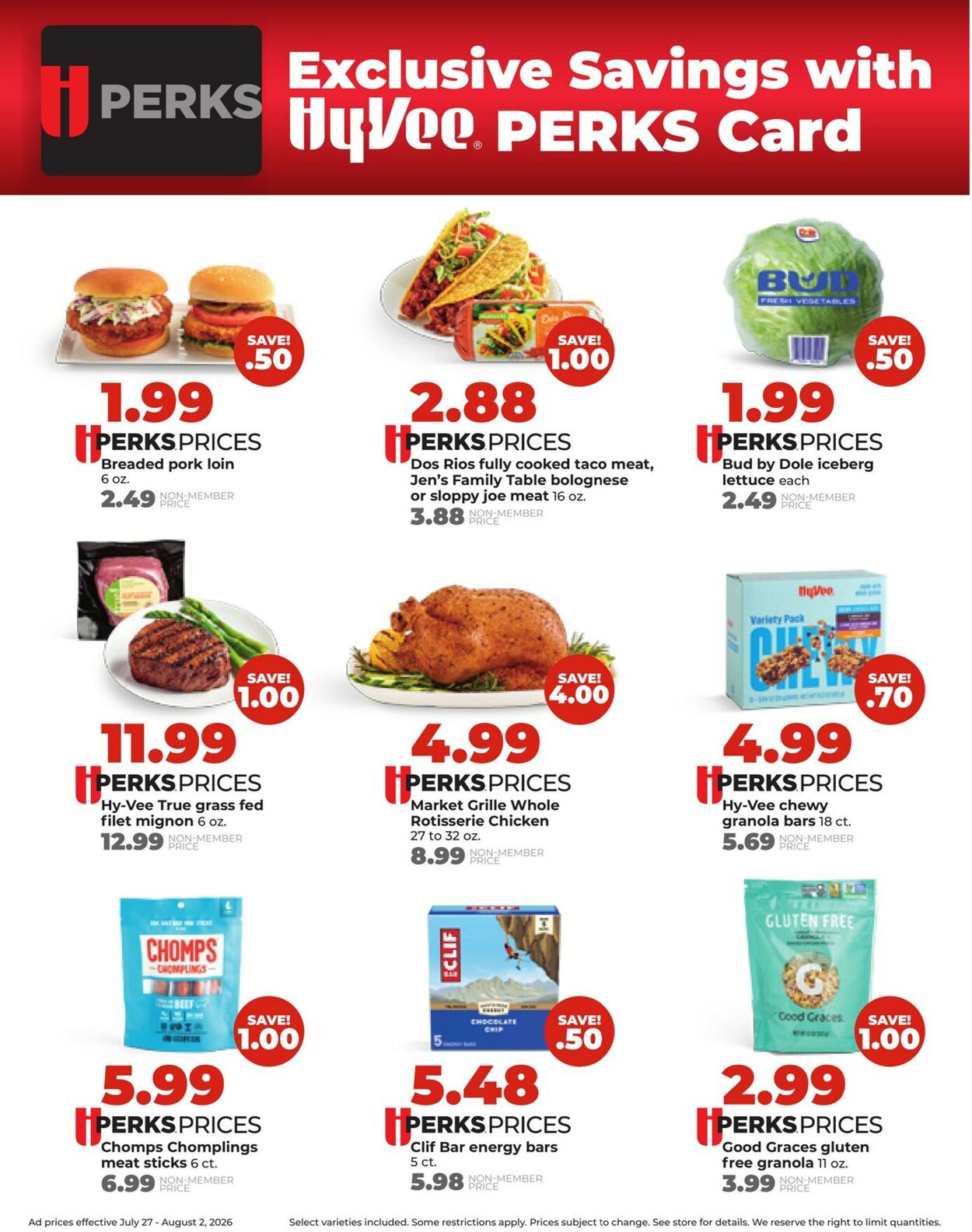 Catalogue HyVee from 07/27/2026