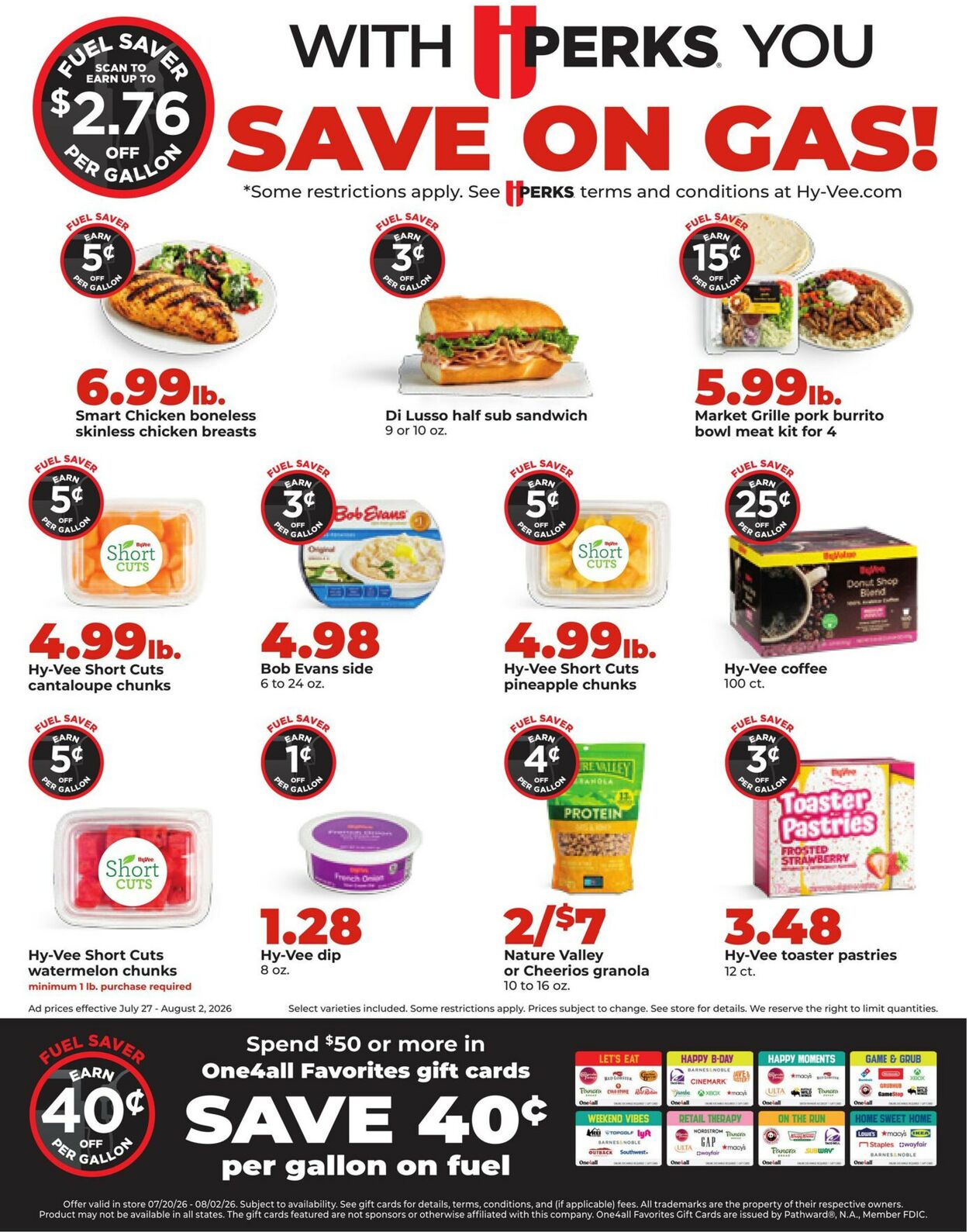 Catalogue HyVee from 07/27/2026