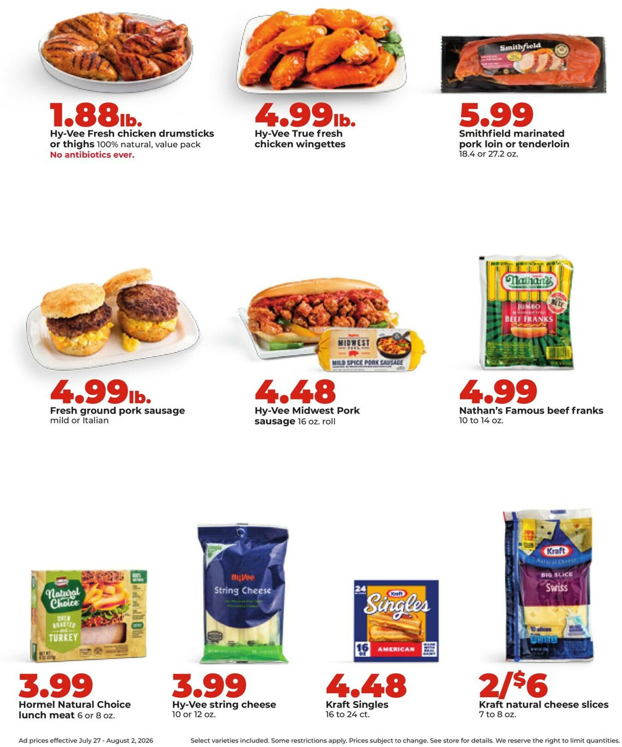 Catalogue HyVee from 07/27/2026