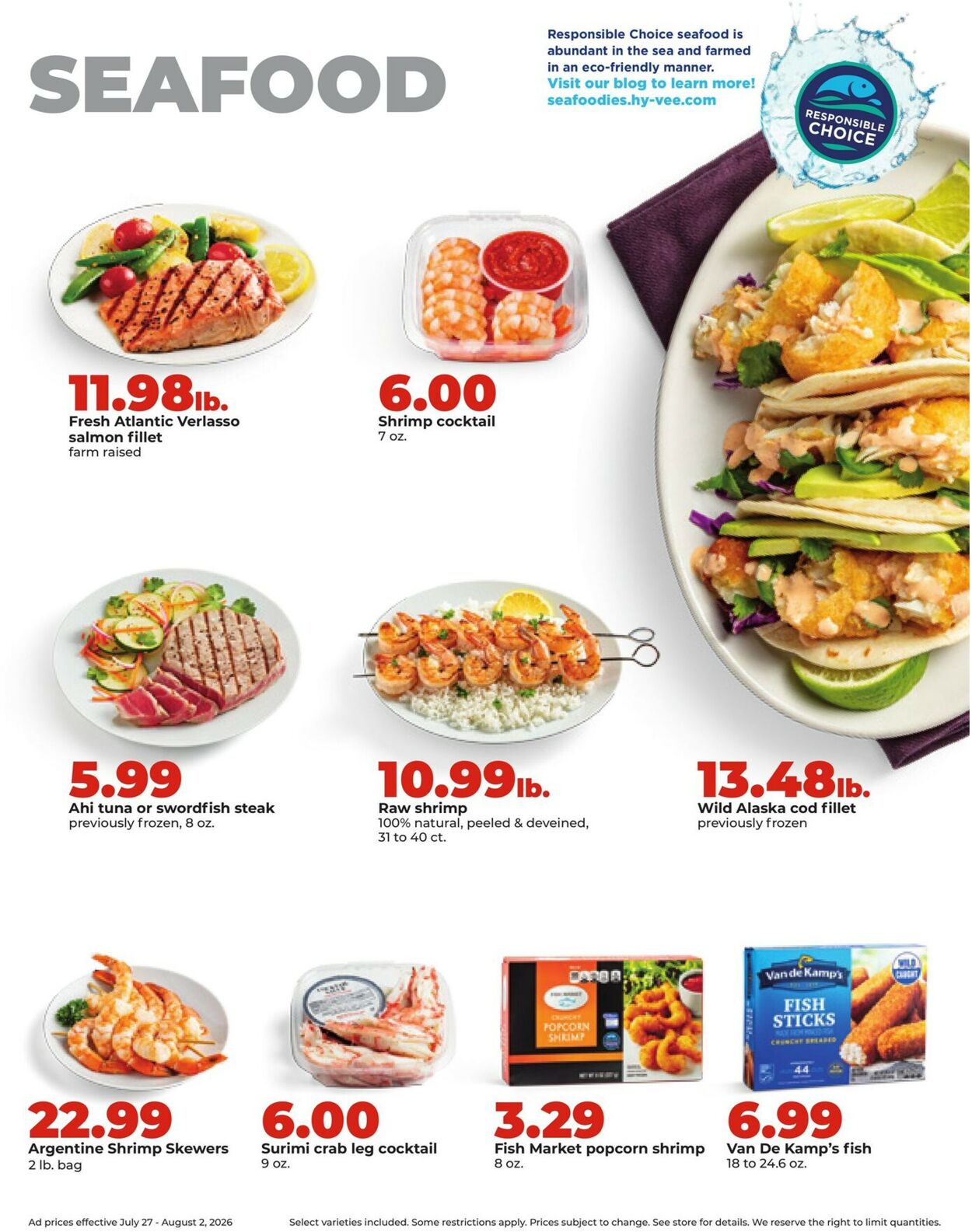 Catalogue HyVee from 07/27/2026