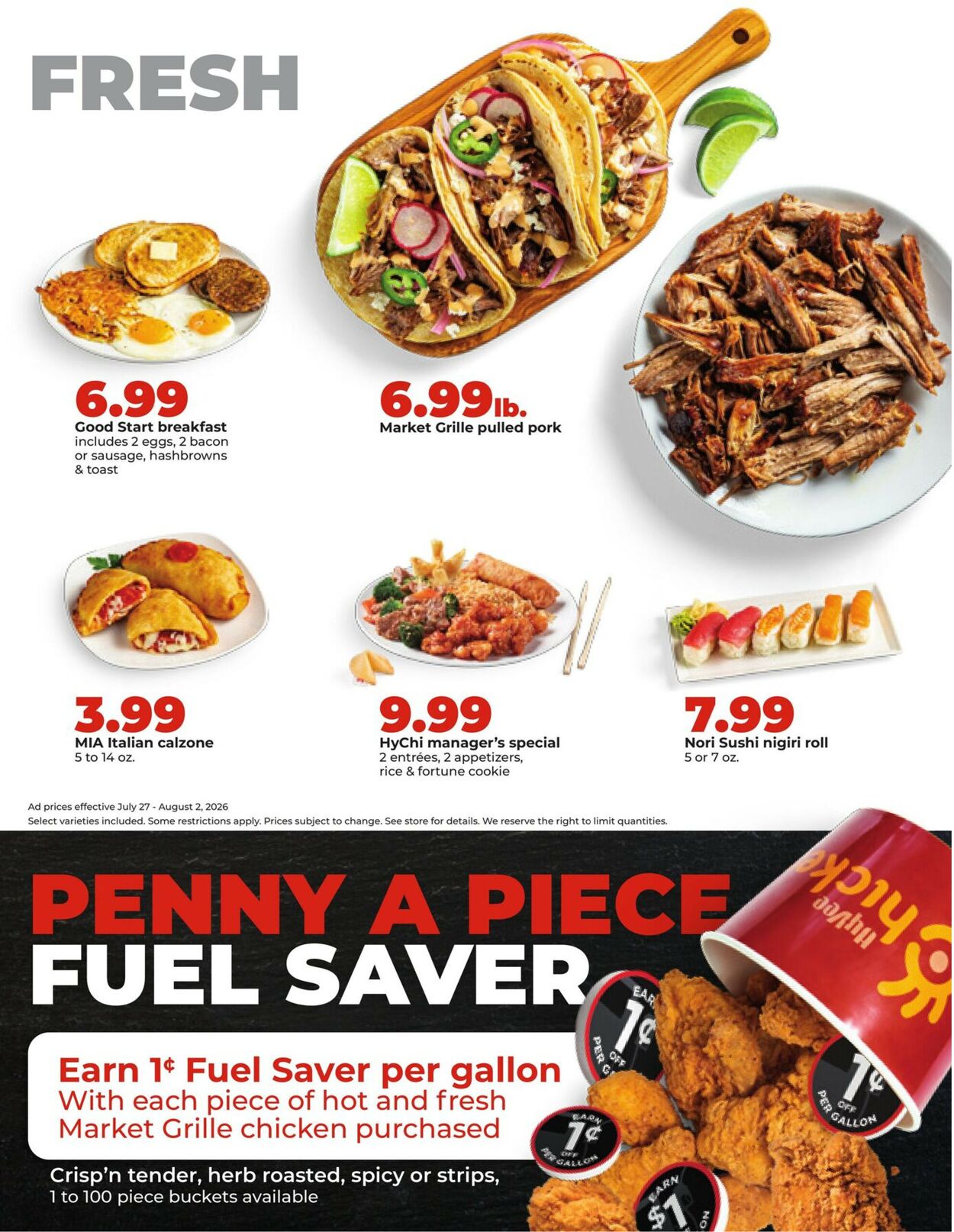 Catalogue HyVee from 07/27/2026