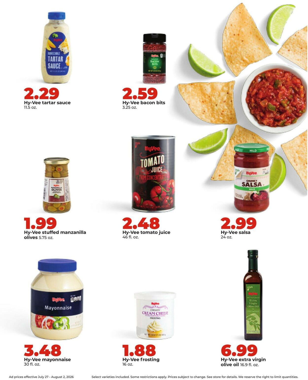 Catalogue HyVee from 07/27/2026