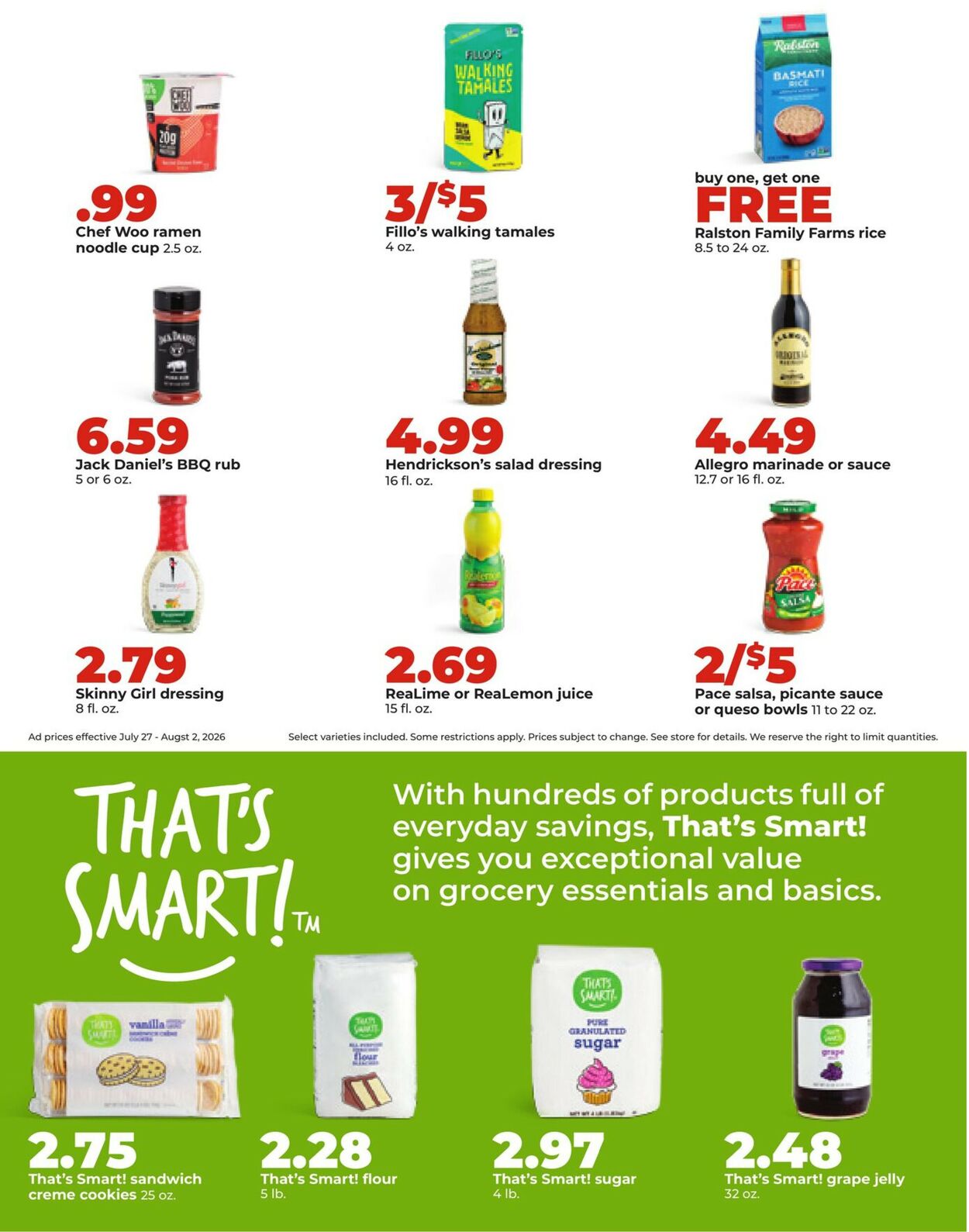 Catalogue HyVee from 07/27/2026