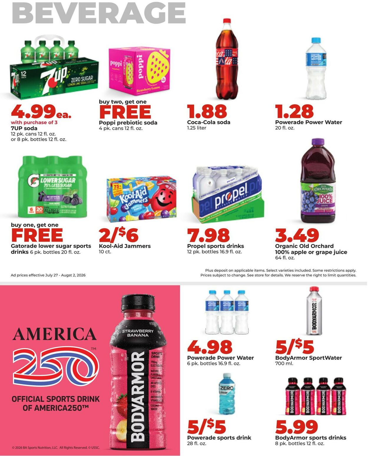 Catalogue HyVee from 07/27/2026