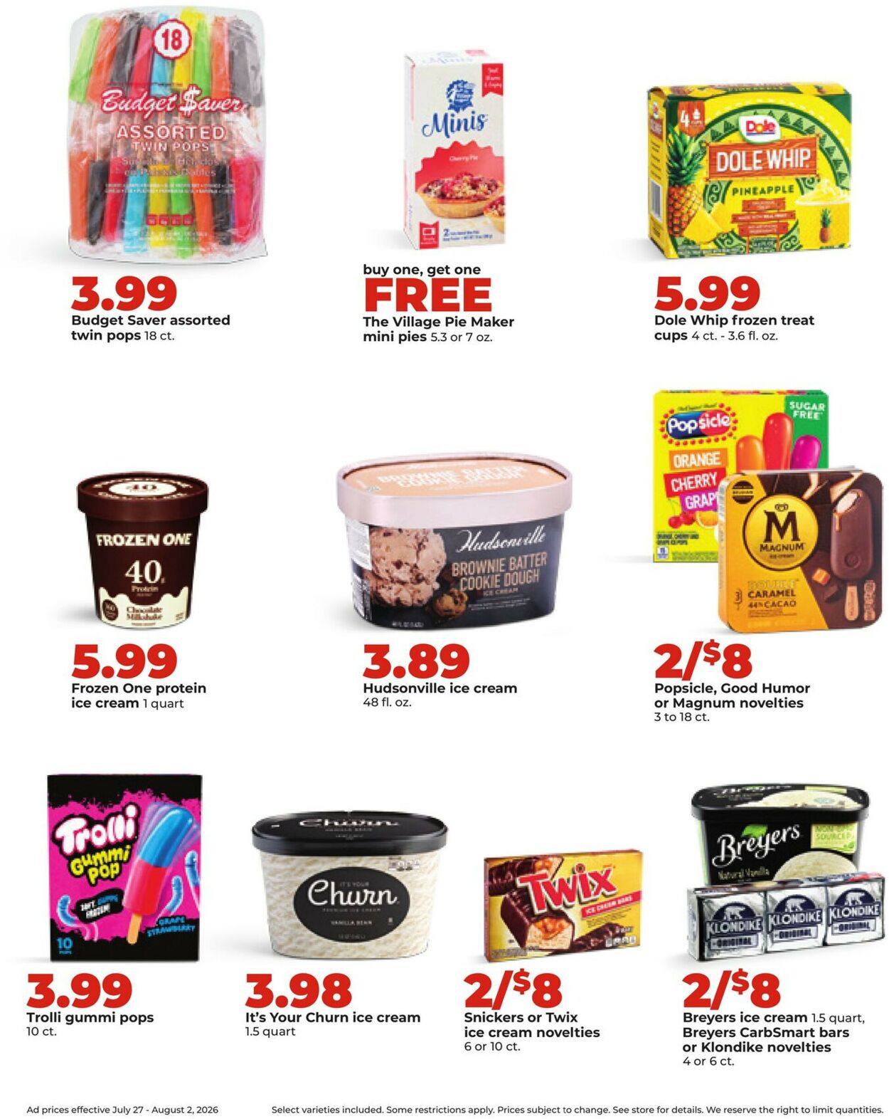 Catalogue HyVee from 07/27/2026