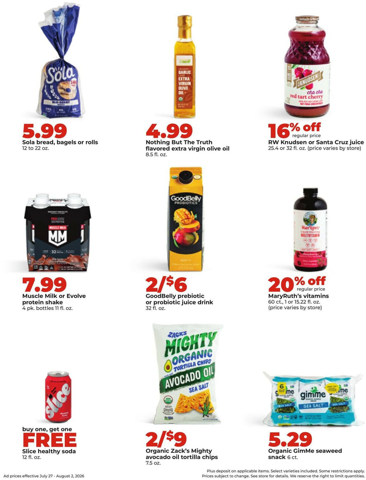 Catalogue HyVee from 07/27/2026