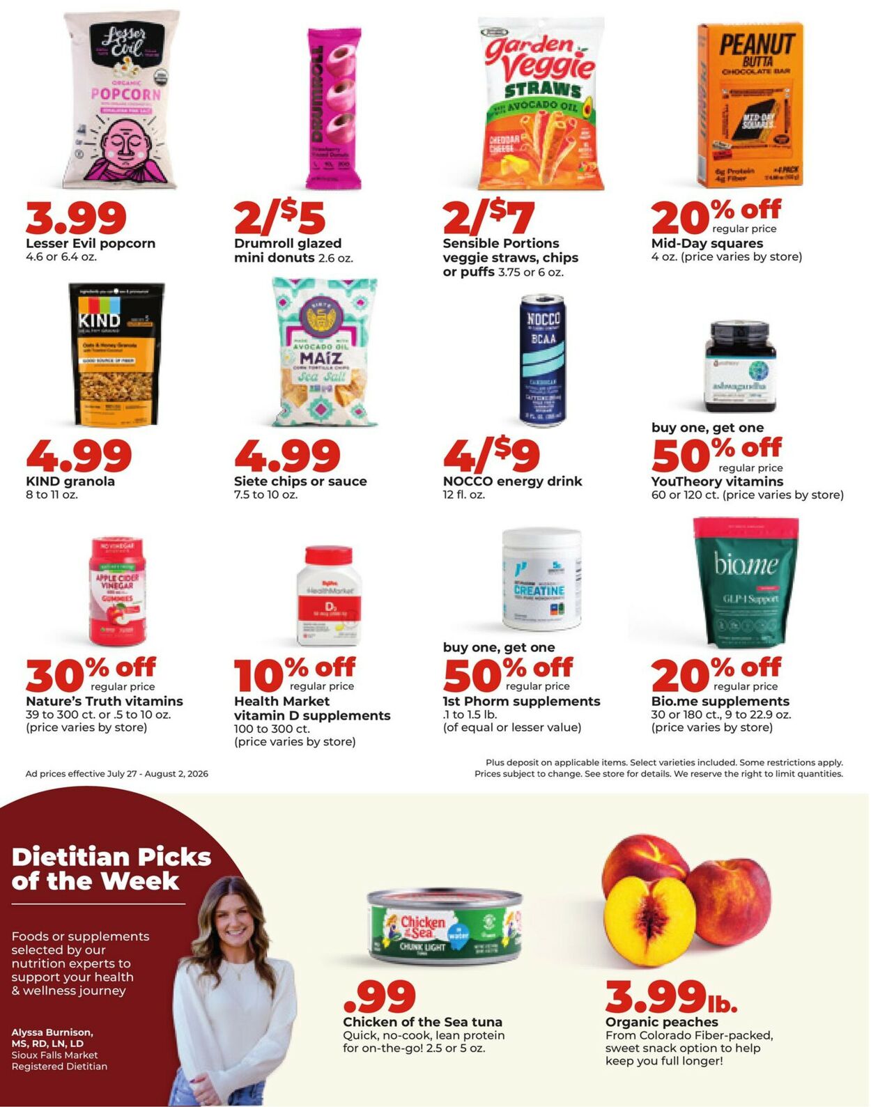 Catalogue HyVee from 07/27/2026
