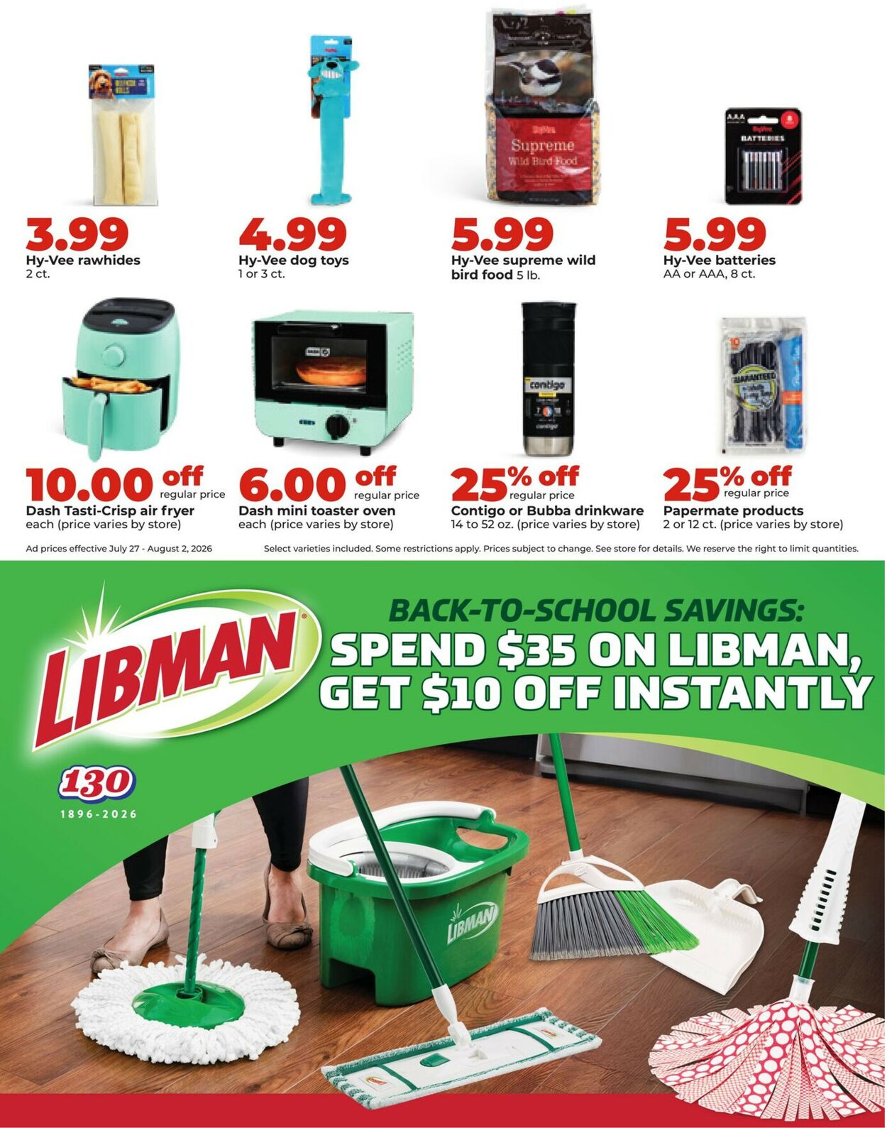 Catalogue HyVee from 07/27/2026