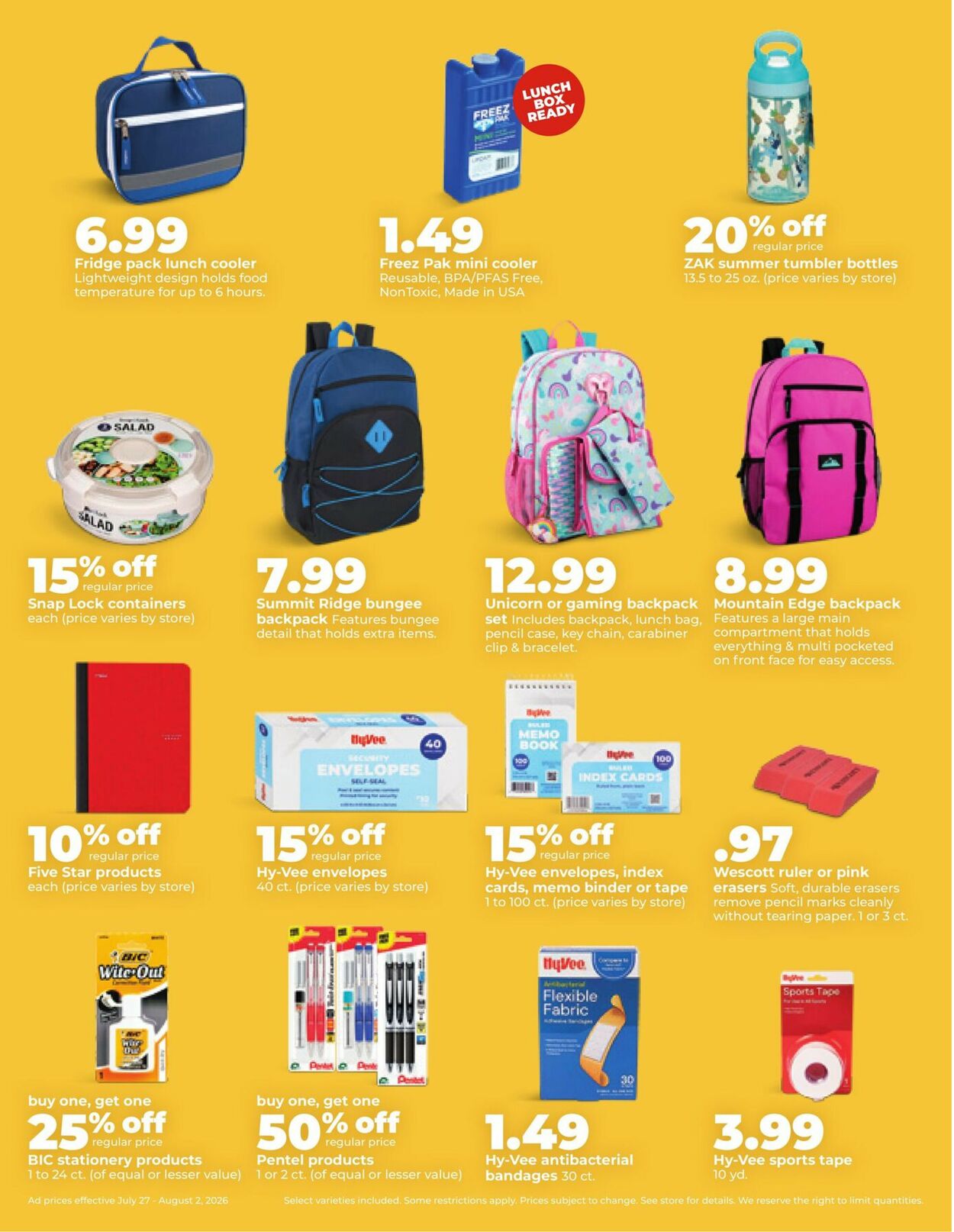 Catalogue HyVee from 07/27/2026