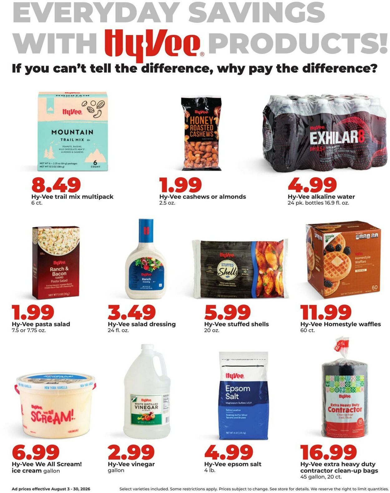 Catalogue HyVee from 08/03/2026