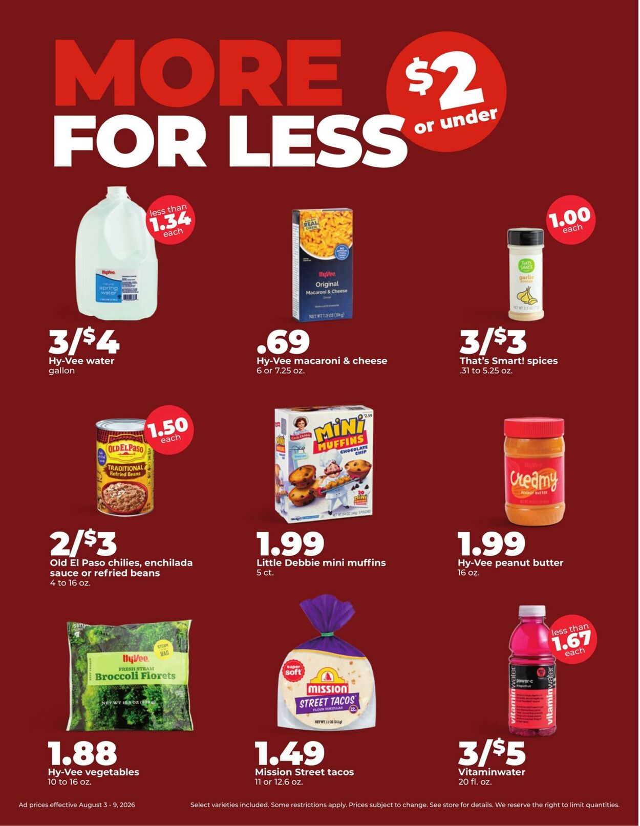 Catalogue HyVee from 08/03/2026
